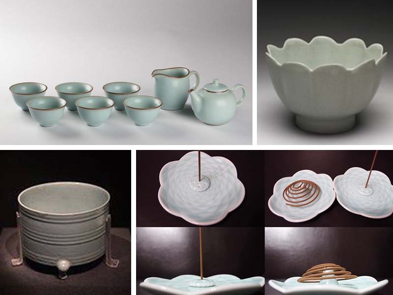 【 北宋 汝窯源起 】Taiwan ceramic craft inherited china set